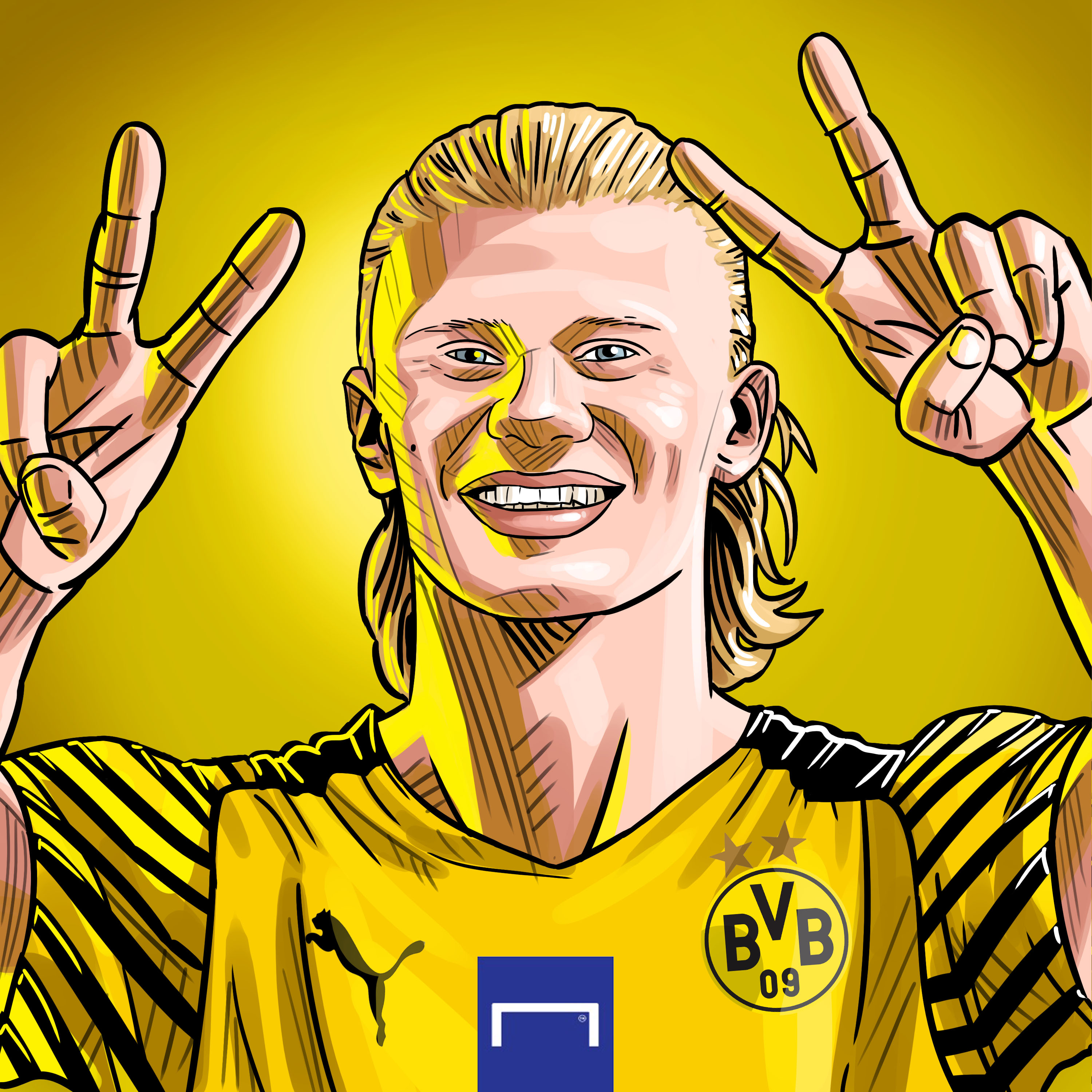 足坛速递重新定义球荒哈兰德2场德甲未进球此前从未3场不进球